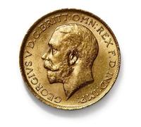 Monnaie Ancienne Britannique, pièces Anciennes pour collectionneurs, pièce en Argent, souverain d'or de Grande-Bretagne, Pièce de Collection, Monnaie Antiques Royaume-Uni (1914 Gold Sovereign)