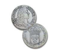 Monnaie Ancienne française, Monnaies napoléon, pièces Anciennes, Monnaies Antiques pour collectionneur, Collection de pièces de Monnaie en Argent, Coin France (Louis XIV ECU 1686)