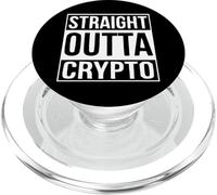 Monnaie cryptée - Tout Droit Sortie de la cryptographie Bitcoin Crypto PopSockets PopGrip pour MagSafe