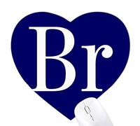 Monnaie du bélarus Symbole Rouble byr Jeux de Tapis de Souris en Forme de Coeur