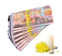 Monnaie Papier Joss Chinoise, Argent Spirituel à Brûler pour Fantômes, Offrandes Sacrificielles pour Cérémonies Funéraires et Fête des Fantômes
