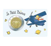 Monnaies et billets - Monnaie de 2 Euros commémorative Paris Le Petit Prince - L'avion Couleur BU (2026)