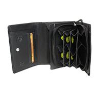 Monnayeur Euro en Cuir 8 Compartiments - Porte-Monnaie Trieur Rapide pour Serveur et Malvoyant - Grande Capacité, Résistant - Frédéric Johns