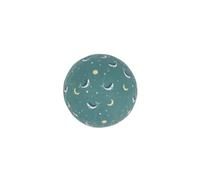 Monnëka Ballon Enfant en Caoutchouc | Balle Légère et Résistante pour Bébé et Enfant, 2 Tailles 13 ou 18 cm | Idéale Plage, Piscine, Jardin et Parc | Whale Teal Petit