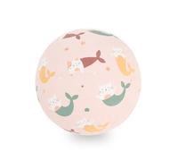 Monnëka Ballon Enfant en Caoutchouc | Balle Légère et Résistante pour Bébé et Enfant, 2 Tailles 13 ou 18 cm | Idéale Plage, Piscine, Jardin et Parc | Mermaid Cats Grand