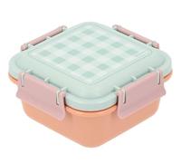 Monnëka Boîtes à Déjeuner | Idéales pour École et Parc, Disponibles en Deux Tailles avec Compartiments et Fourchette Incluse, Hermétiques et Faciles à Utiliser | Apricot 780ml