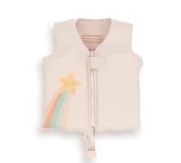 Monnëka Gilet de Natation avec Sangle Ajustable et Fermeture de Sécurité | Sea Vest Flottant pour Apprentissage | Gilet d'Aide à la Flottaison pour Enfants | Starlight - 3 à 6 Ans