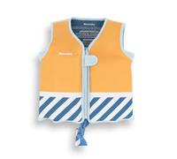 Monnëka Gilet de Natation | Gilet Natation Enfant Sécurisé | Apprentissage de la Nage, Flottabilité Réglable, Neoprene Doux | Blues & Beyond 3 à 6 Ans