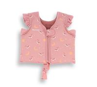 Monnëka Gilet de Natation | Gilet Natation Enfant Sécurisé | Apprentissage de la Nage, Flottabilité Réglable, Neoprene Doux | Whale Pink 3 à 6 Ans