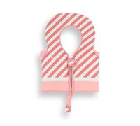 Monnëka Gilet Flottation Bébé | Gilet de Natation Enfant Sécurisé avec Appui-Tête | Apprentissage de la Nage, Flottabilité Réglable, Neoprene Doux | Bloom & Blush 1 à 2 Ans