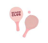 Monnëka Set Raquettes de Plage Néoprène | Jeu Plein Air Waterproof avec Balle | Raquette Tennis de Plage Légère | Idéal Piscine Jardin Vacances | Jouet Enfant Dès 3 Ans | Bloom & Blush