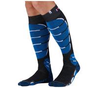 Monnet - Chaussettes de ski en laine de mérinos - Ski Medium Socks Bleu en Laine - Taille 43-44 Bleu 43-44
