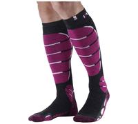 Monnet - Chaussettes de ski en laine de mérinos - Ski Medium Socks Rose pour Femme en Laine - Taille 37-38 Rose 37-38