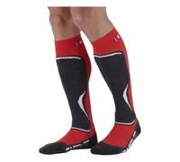 MONNET Chaussettes de ski MI-BAS ACCESS2 (FR/ES, Numérique, 41, 42, Taille normale, Taille normale, Rouge)