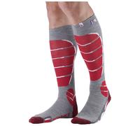 Monnet - Chaussettes de ski - Ski X-Light Socks Rouge en Laine - Taille 41-42 Rouge 41-42