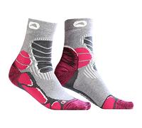 Monnet Chaussettes de randonnée Trek Mid Extra Light Rose Femme 37-38