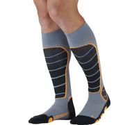 Monnet - Ski Free - Chaussettes ski Gris / Orange - 39 - 40