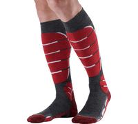 MONNET Ski Light Wool - Homme - Rouge / Gris - taille 47-48- modèle 2027