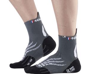 Monnet - Trail Run Ultra - Chaussettes trail Gris / Blanc - 47 - 48