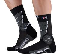 MONNET Trek Expert - Chaussettes randonnée (FR/ES, Numérique, 45, 46, Taille normale, Taille normale, Blanc)