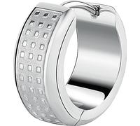 Mono-boucle d'oreille circulaire Brosway Collection Bullet en argent - homme