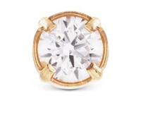 Mono-boucle d'oreille point lumineux collier Daniel Wellington Gold Collection Micro Earrings - femme