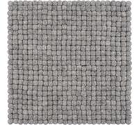 Mono Boule de feutre assise carrée Gris