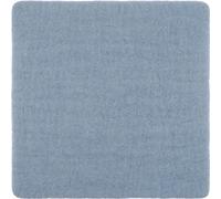 Mono Housse d'assise plate carrée bleu clair