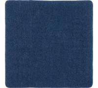 Mono Housse d'assise plate carrée bleu foncé