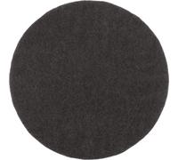Mono Housse d'assise plate ronde Noir