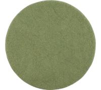 Mono Housse d'assise plate ronde vert foncé