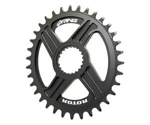 Mono plateau oval Rotor Q-Rings SH 1x12 32T Noir