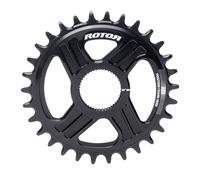Mono plateau Rotor Round Rings DM 34T Noir