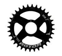 Mono plateau Rotor Round Rings DM 38T Noir