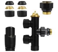 MONO-PLEX-12T-BE2 Robinet thermostatique monobloc noir mat avec soupape supérieure universelle gauche/droite