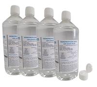 Mono Propylène Glycol (PG) USP Qualité Alimentaire 99,99% - MPG Food Grade - Lot 4 x 1L - Incolore, Sans Odeur - Qualité Premium