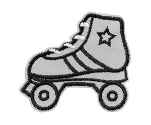 Mono Quick 0690x Reflex Stickers à repasser Réfléchissants Patch Chemin d'école (06906 Patins à roulettes Reflex