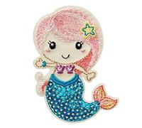 Mono Quick 10432 Applique sirène à paillettes thermocollantes