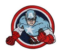 Mono Quick 1809x Avengers Écusson thermocollant Marvel Hulk Iron man Thor Captain America (18092 - Cap America)