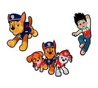 Mono-Quick 303 Paw Patrol Lot de 3 autocollants brodés en polyester Multicolore 8 cm