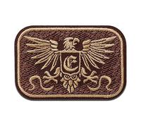 Mono-Quick Blason aigle - Ecusson Thermocollant Patches Appliques, Taille: 4,3 x 6,4 cm
