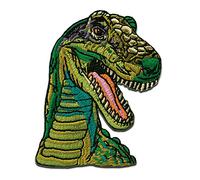 Mono-Quick Dinosaure Patch Thermocollant 6,9 x 5 cm à repasser pour Enfant avec Style Aventure Sauvage, Écusson Reptile Coudre Pantalon