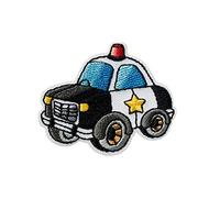 Mono-Quick Écusson thermocollant - Voiture de police - 5 x 4 cm