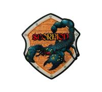 Mono-Quick Lot de 1618 écussons thermocollants motif animal mystique dragon scorpion, cobra éléphant (16186 - Scorpion)