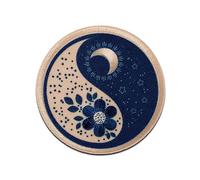 Mono-Quick Lune et fleur - Ecusson Thermocollant Patches Appliques, Taille: 0 x 0 cm