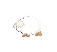 Mono-Quick Mouton Patch Thermocollant 4,7 x 6,5 cm à repasser pour Enfant avec Style Animal Sauvage, Écusson Chien Chat Coudre Pantalon