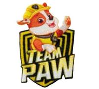 Mono Quick Patches Pat' Patrouille - Écusson thermocollant - Chase Skye Marshall Rocky Team (18154 - Rocky Team)