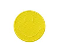 Mono Quick® Smiley© - Écusson thermocollant à coudre ou à repasser - Dimensions : 5 x 5 cm (jaune)
