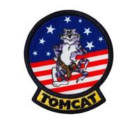 Mono-Quick Top Gun© Lot de 1830 écussons thermocollants avec logo Top Gun© Différents motifs (18301 - TG Tomcat)