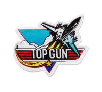 Mono-Quick Top Gun© Lot de 1830 écussons thermocollants avec logo Top Gun© Différents motifs (18303 - TG Avion)